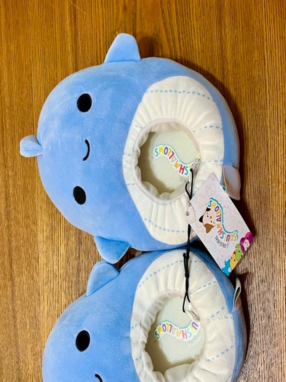 Squishmallows Shark slippers